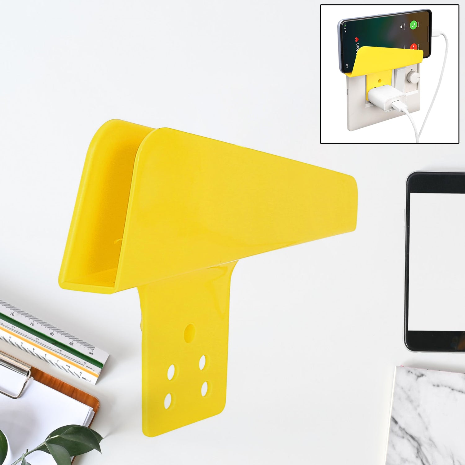 Plastic Secure Mobile Phone Charging Stand Holder  Plastic Secure Mobile Phone Charging Stand Holder